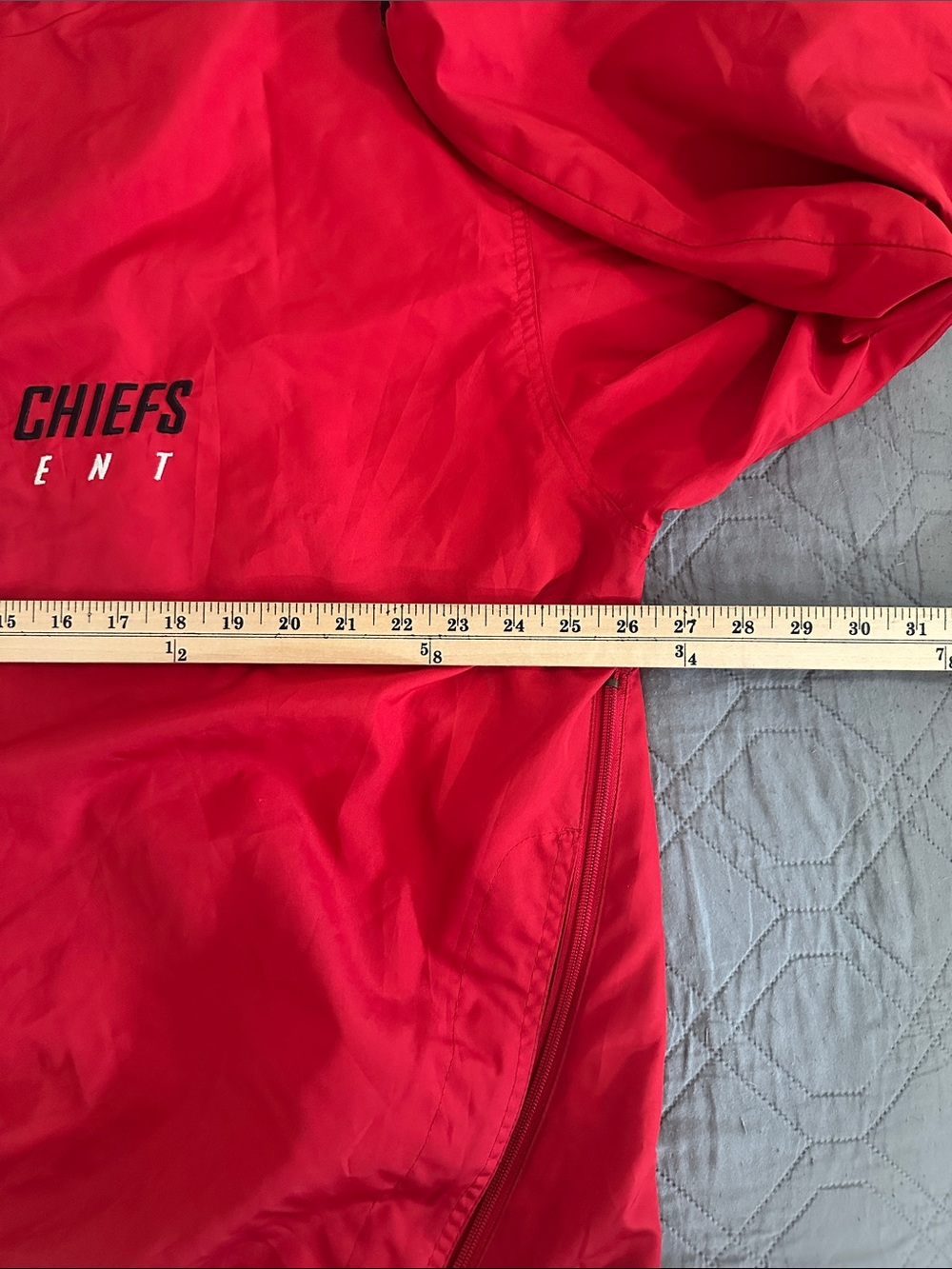 Kansas City Chiefs Y2K windbreaker size XL - Picture 2 of 6